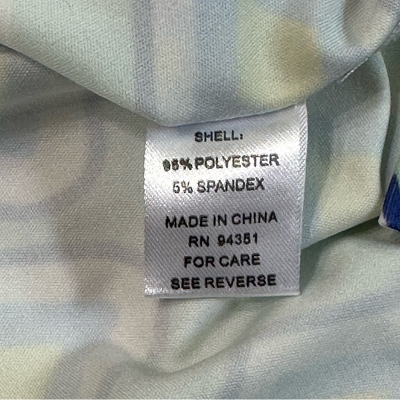 Jade Melody Tam Notch Neck Sleeveless Geometric Top Size Medium - Picture 5 of 13